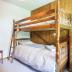Bunk bedroom with single bed